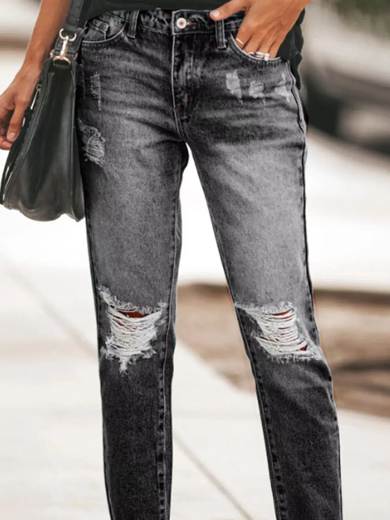 High Waist Denim Jeans