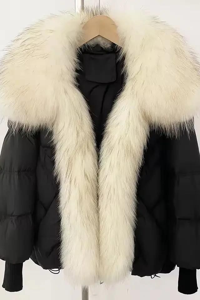 Luxuriöse Damen Steppjacke