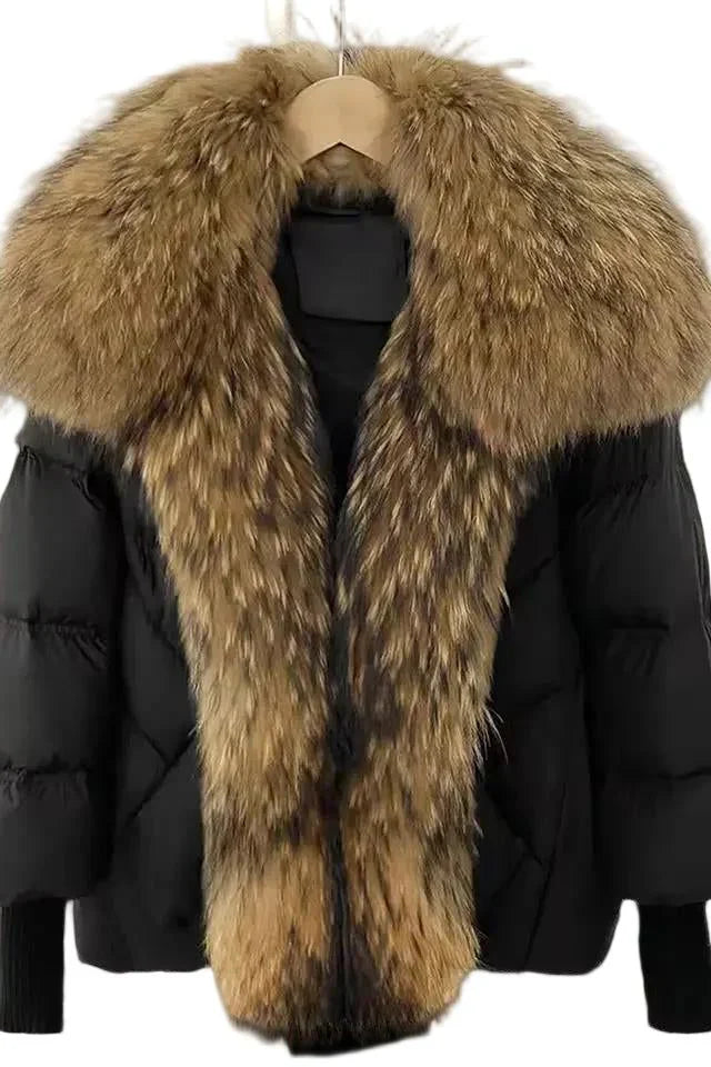 Luxuriöse Damen Steppjacke