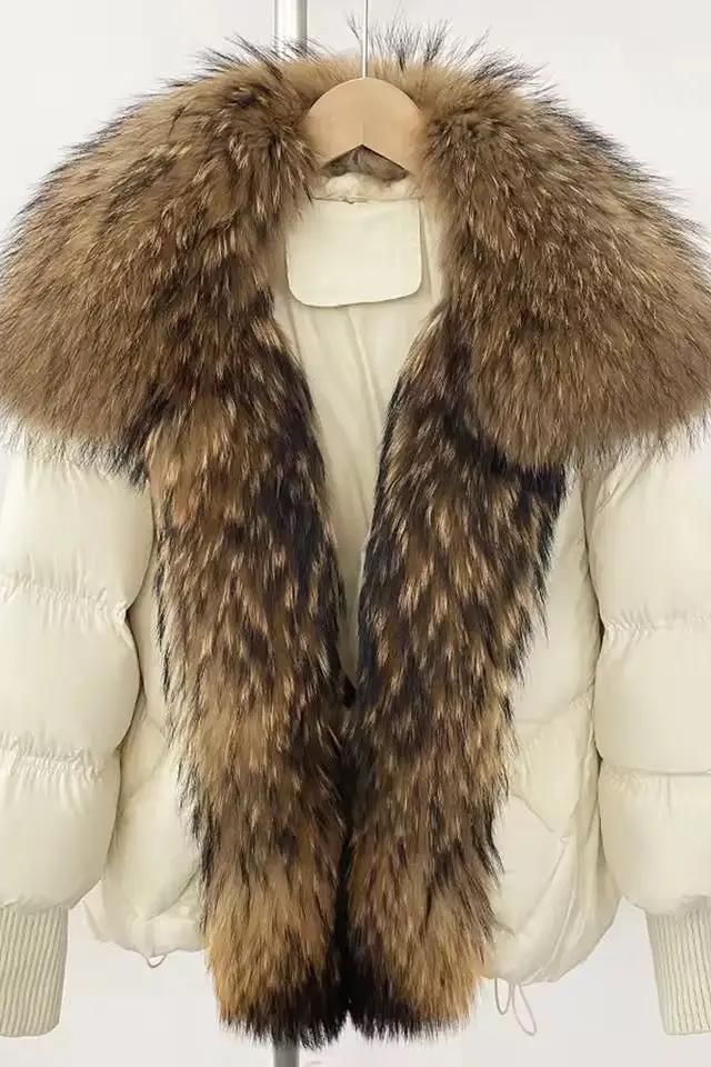 Luxuriöse Damen Steppjacke