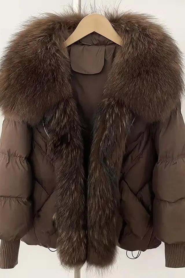 Luxuriöse Damen Steppjacke