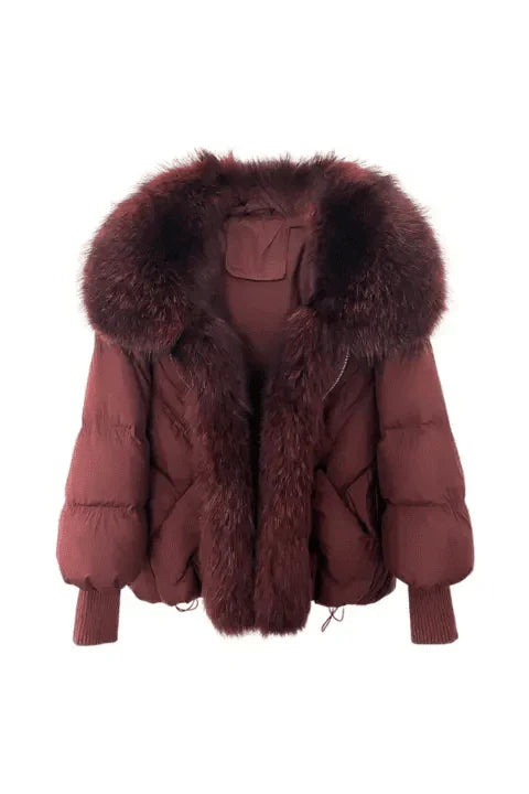 Luxuriöse Damen Steppjacke