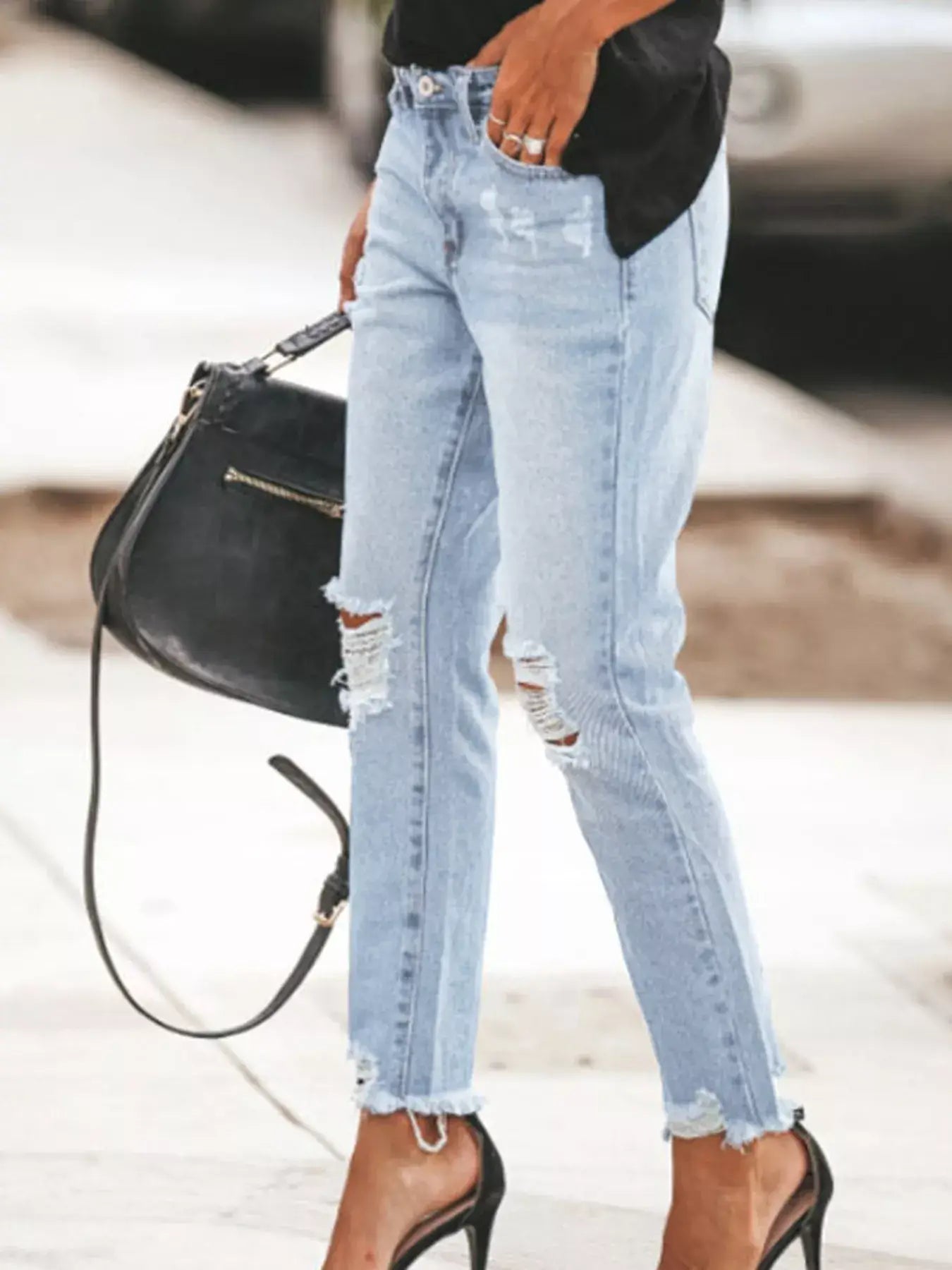 High Waist Denim Jeans