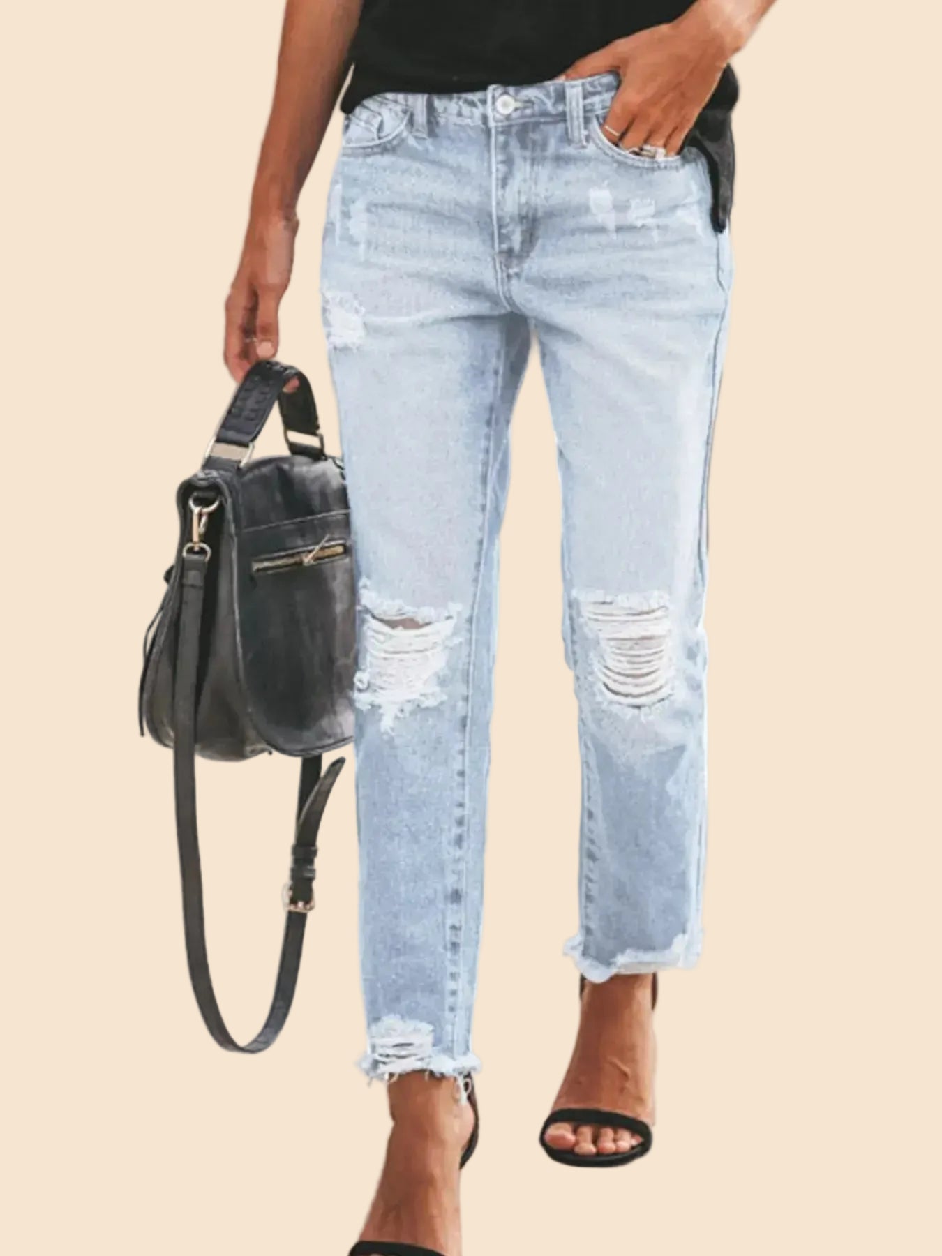 High Waist Denim Jeans