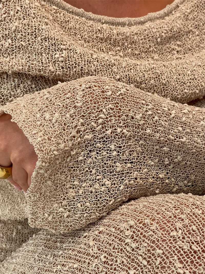 Marissa Bouclé-Maxikleid