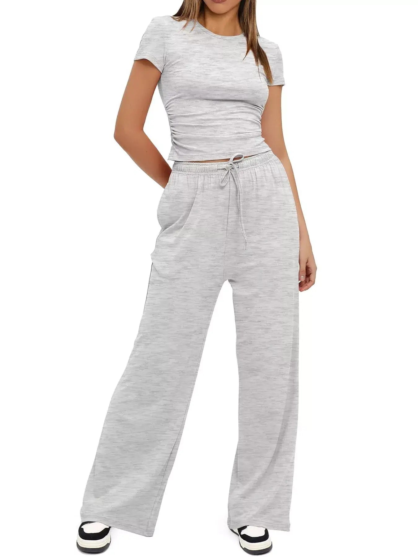 Short Sleeve Top and Drawstring Pants Set b7afdc5af3974559bcec82b75cce4a7e-Max-Origin