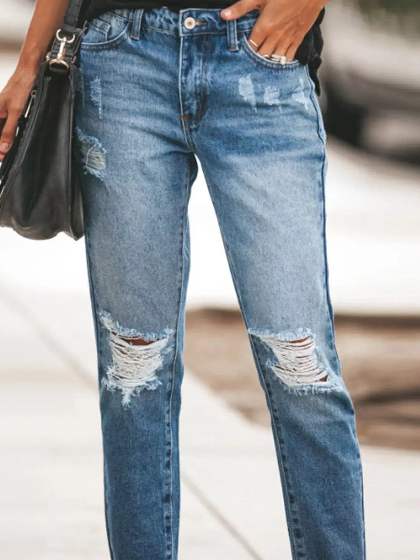 High Waist Denim Jeans