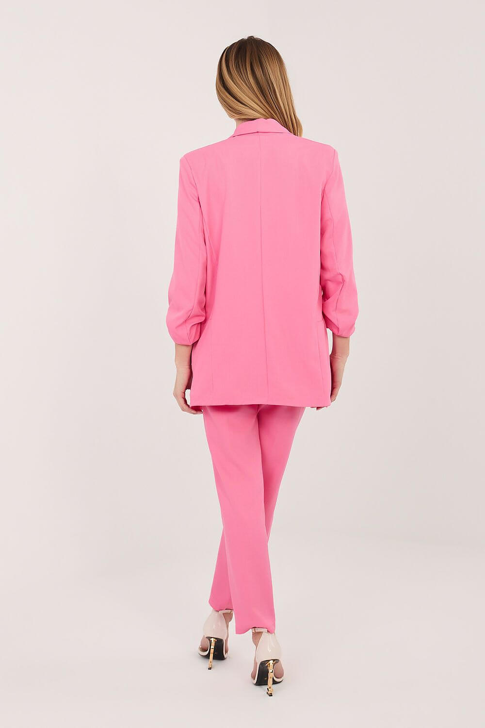 Modisches Business-Outfit für Damen in Pink/Rosa, Rue Paris Style – Velora Lux