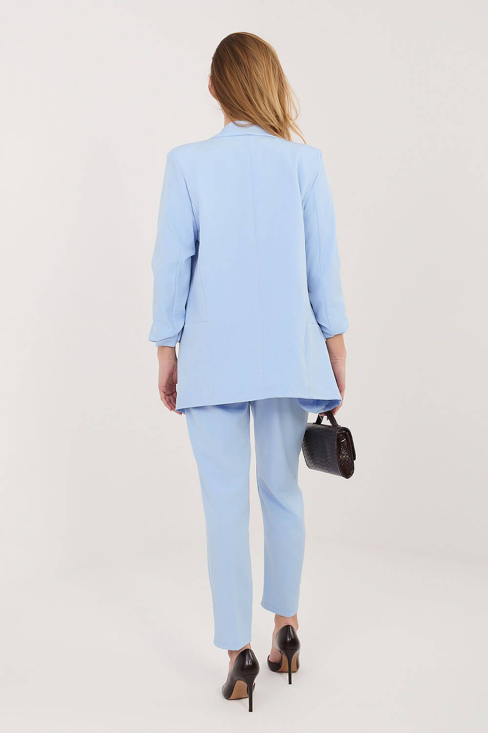 Elegantes Elysée Blazer-Set in Hellblau für sommerliche Events – Velora Lux Fashion