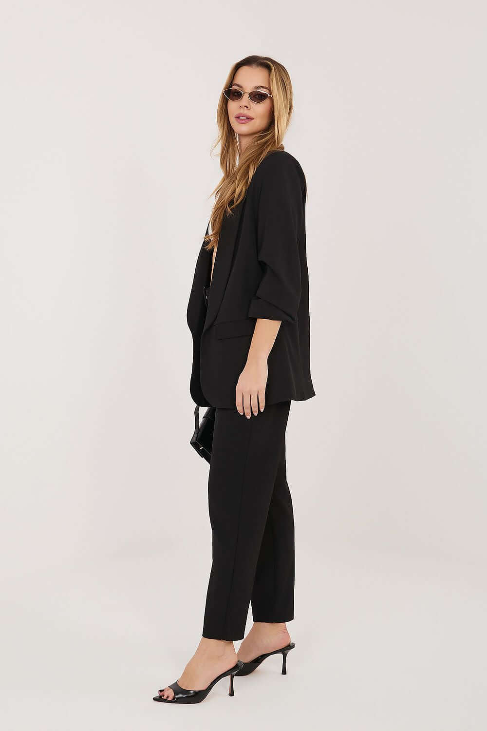 Elegantes schwarzes Business-Set Rue Paris Kollektion – Velora Lux Online-Shop