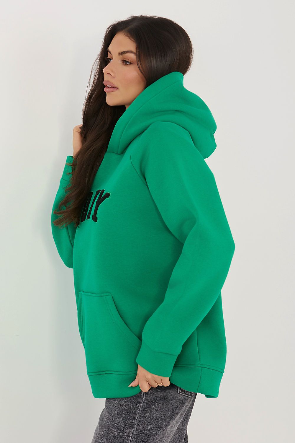  Kuscheliger Damen Pullover Grün Rue Paris Modell 226313 – Velora Lux