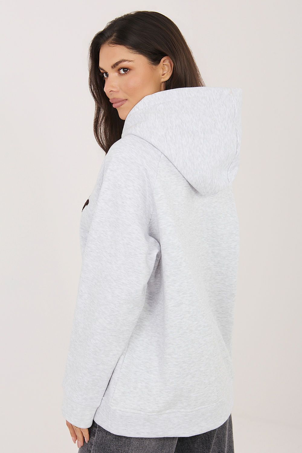 Rue Paris Oversize Pullover Weiß Street Echo Design – Velora Lux 