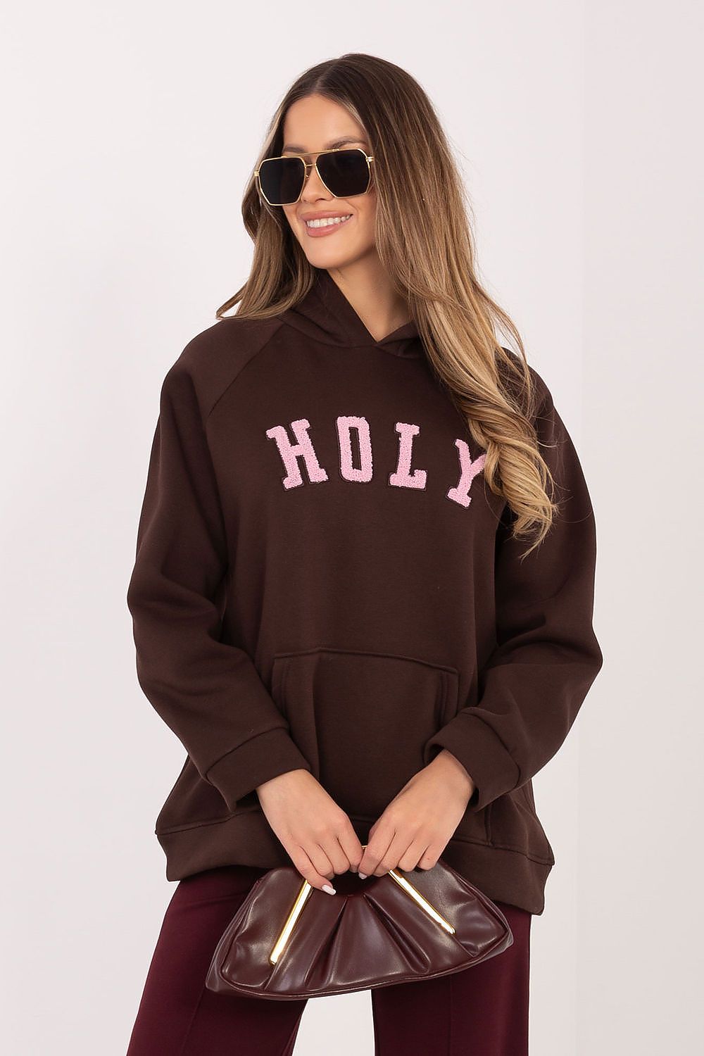  Schokobrauner Oversize Sweater Street Echo von Rue Paris – Velora Lux