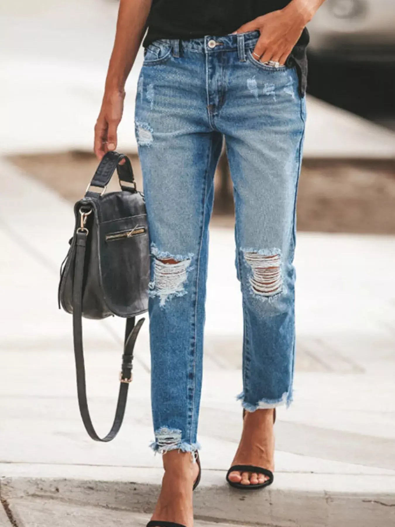 High Waist Denim Jeans